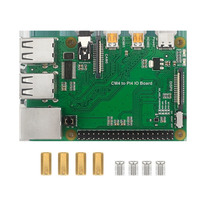 Zzz for Raspberry Pi CM4 Expansion Board Untuk Raspberry Pi 4B Modul RCompute 4papan