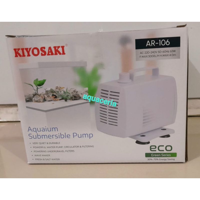 mesin pompa celup air kolam aquarium Kiyosaki AR 106 terlaris