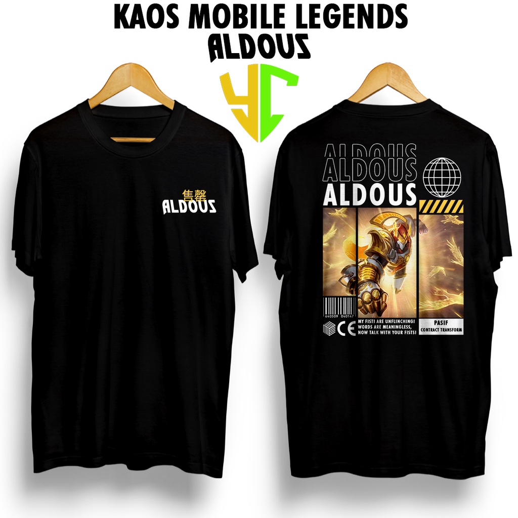 YC Kaos StreetWear Hero ML (ALDOUS M1) Bisa Request Hero, Kaos Pendek Pria Kaos Premium Kaso Streetw