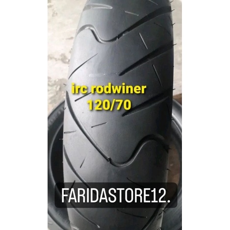 Ban luar sepeda motor CBR 150R, GSX-R GSX SUPERMOTO CRF DLL UKURAN 120/70-17 Merk IRC Road Winner ba