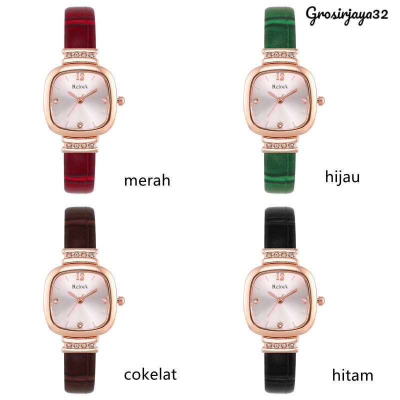 Jam Tangan Wanita NAIRA Gaya Retro Untuk Bisnis Korean fashion murah jam analog GROSIRJAYA32