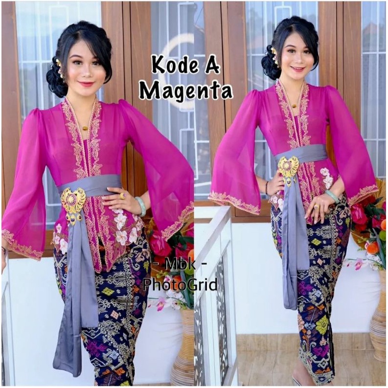 kebaya bordir jadi pucuk