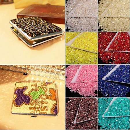 Candy Rhinestone AB 4mm | Bahan Deco | Deco Case | Untuk nail art promo