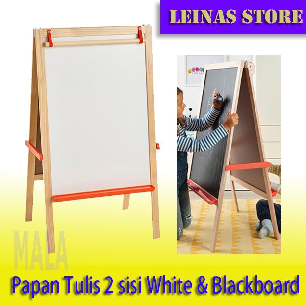 

Papan Tulis Berdiri Anak 2 In 1 Blackboard Whiteboard