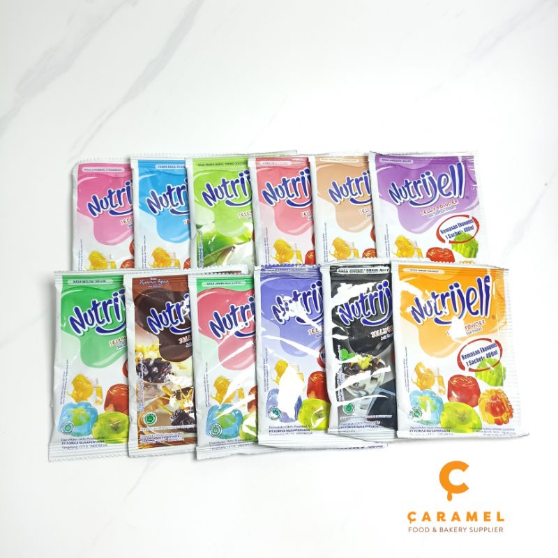 

Nutrijell jelly 10gr - jelly powder 10gr - nutrijell all variant rasa