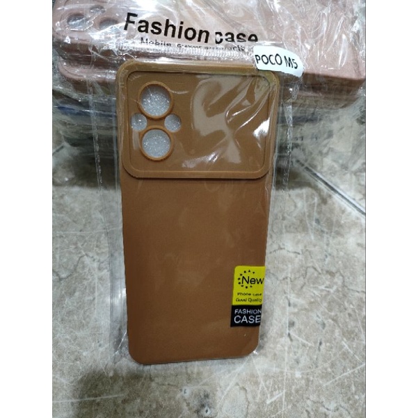 Softcase Poco M5  Silikon Casing Case Macaron Pelindung Pro Camera