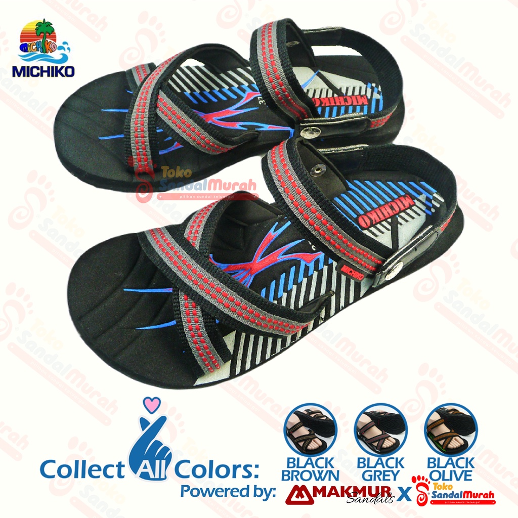 Toko Sendal Murah - Sandal Gunung Outdoor Uk 32 - 37 / Sandal Gunung Slide Pria / Sandal Gunung Pria Casual / Sandal Gunung Pria Santai / Sepatu Sandal Gunung Murah / [ Toko Sendal Murah Michiko SGT 03]