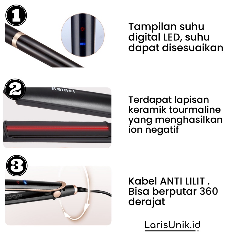 Catokan Infrared 2 In 1 Catokan Catokkan Carokan Cetokan Carokan Alat Pencatok Pelurus Pengeriting Pengriting Pengkriting Hair Styler Styling Straightener Salon Curler Curly Kerli Rambut Lurus Keramik Ion Otomatis Permanen Ori Original Bagus Permanen