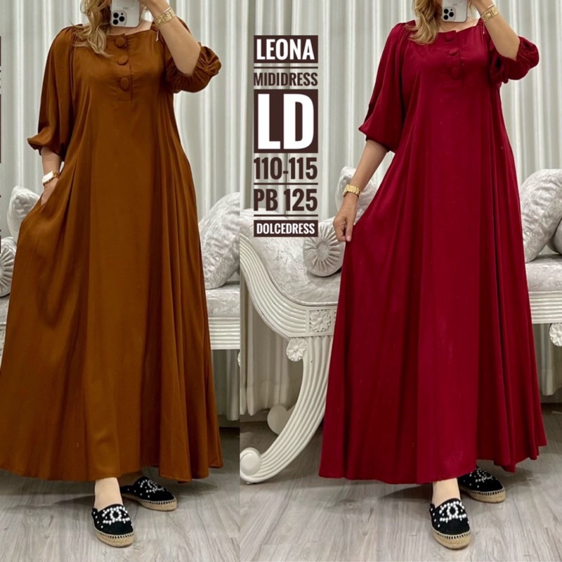 YSW22 Daster Arab Dolce LEONA Midi Dress Ori