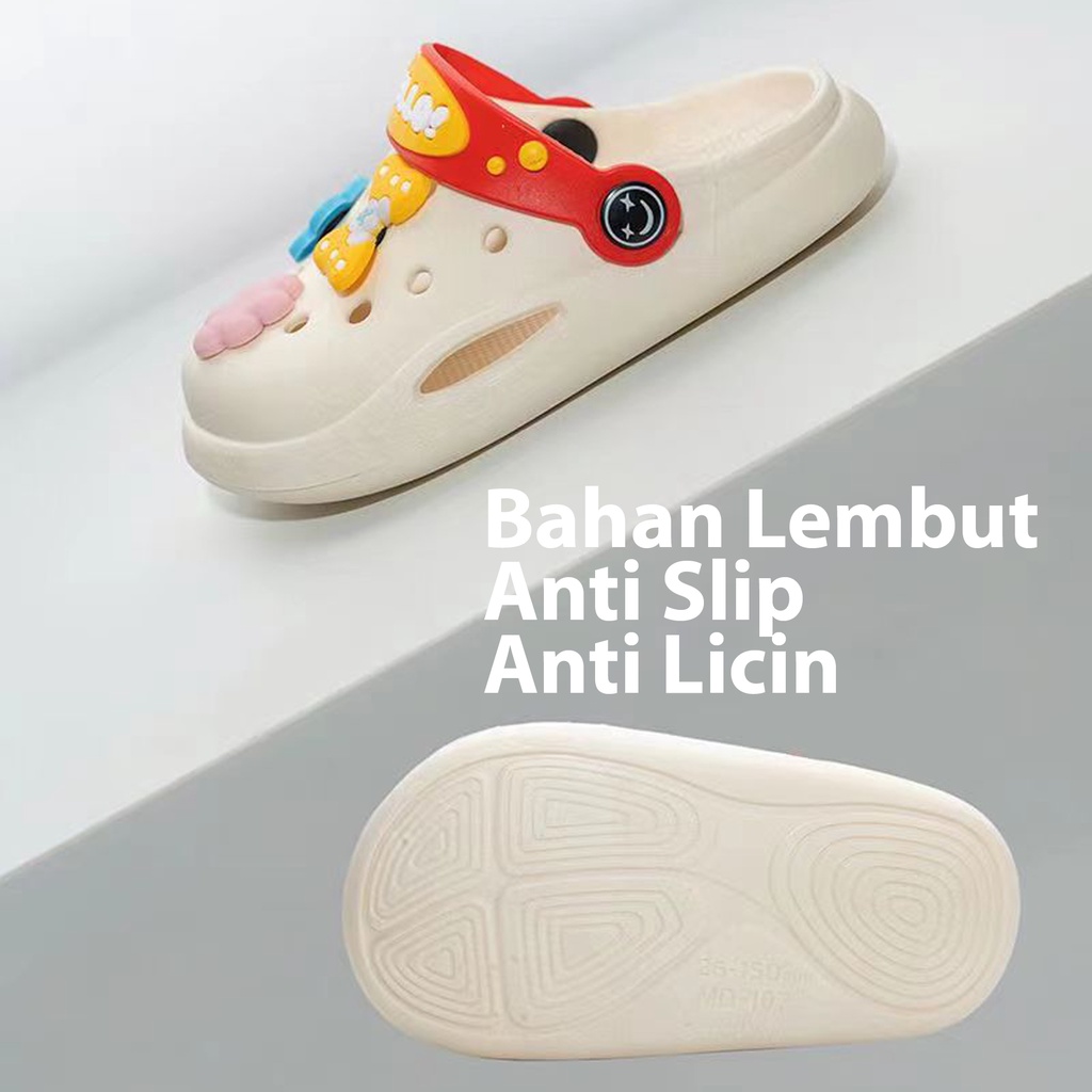 Okaybaby B252 Sendal Sandal Slop Import Lucu Anak Laki-laki Perempuan