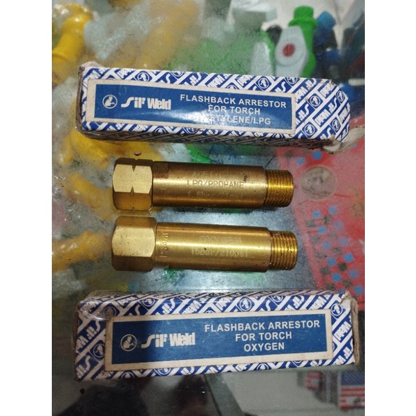 Flashback Arrestor Regulator ACETYLENE/OXYGEN blander las potong FlashBack