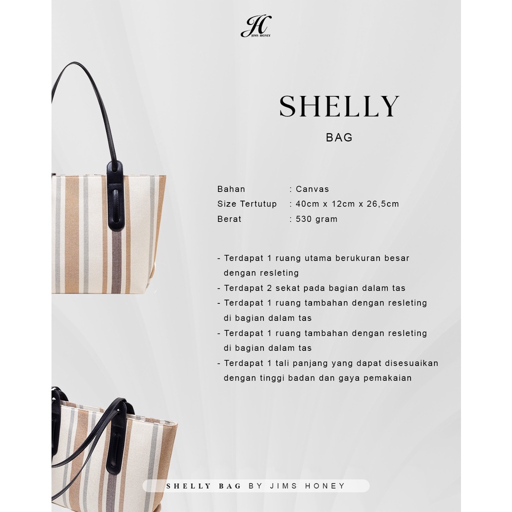 Jims Honey Tas Wanita  Bag SHELLY BAG Tote Bag Tas Besar Wanita Original Trendy