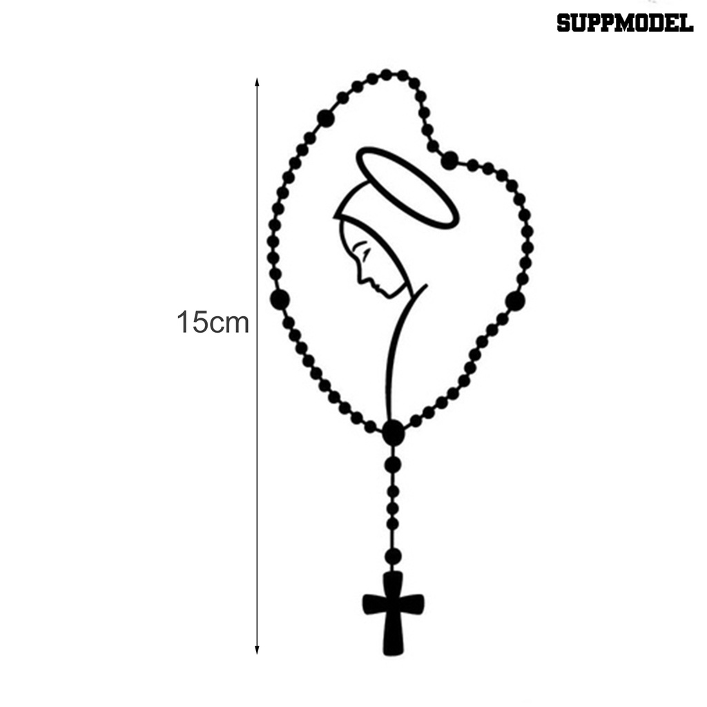 [SM] Self-adhesive Mary Rosario Mobil Body Bumper Jendela Stiker Decals Hias Untuk Bus Auto Truck