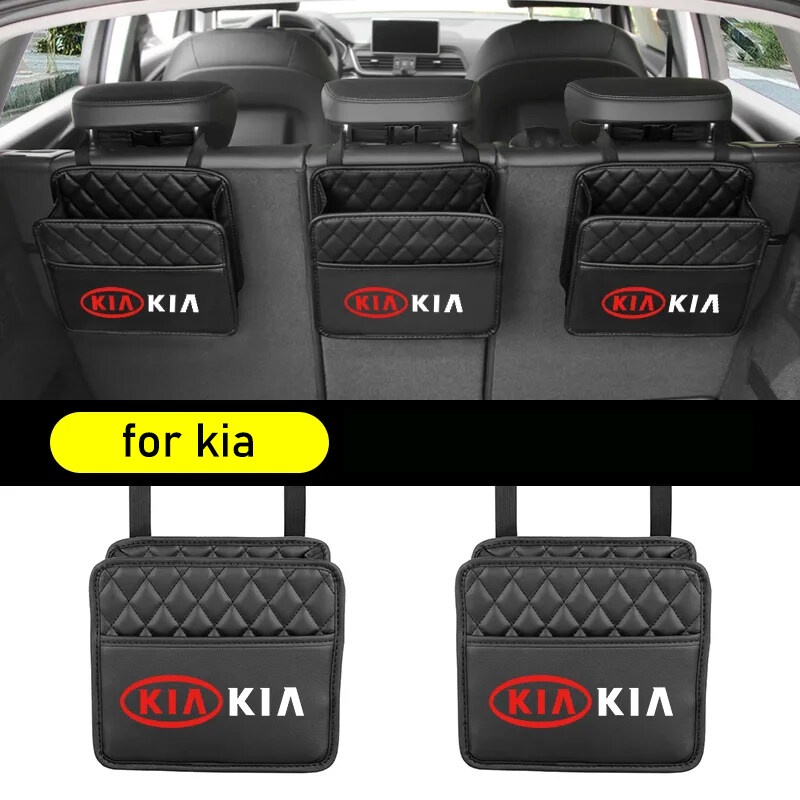 1pcs Tas Gantung Organizer Mobil Multifungsi Kursi Belakang Tengah Penyimpanan Untuk Kia Rio K5 k3 K2 Picanto Rio Soren Sportage Sorento KX3 KX5 K3S