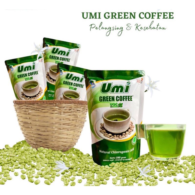 

(PAKET 4 BUNGKUS) Umi Green Coffee