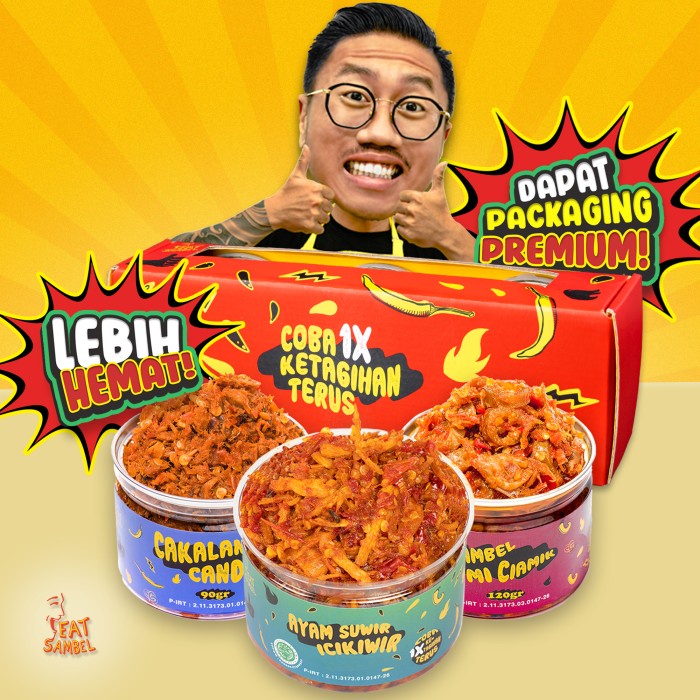 

Paket Eat Sambel Favorit Mas Yangun - CM-CK-AY 120GR