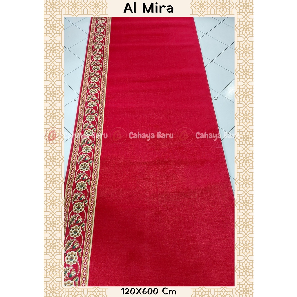 Karpet Masjid Al Mira Karpet Masjid Tebal Minimalis Karpet Roll Panjang 6 m Lebar 120 cm
