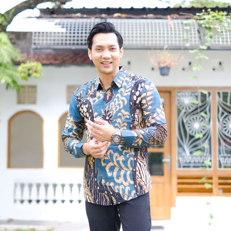 Hem Batik Pria Lengan Panjang Kertojoyo Motif Terbaru terlaris dan termurah