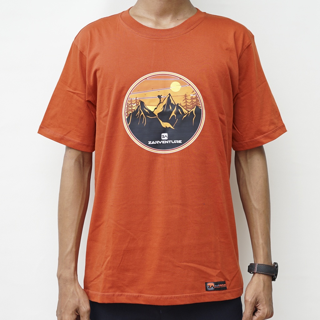kaos tshirt tema adventure hiking zarventure 1012