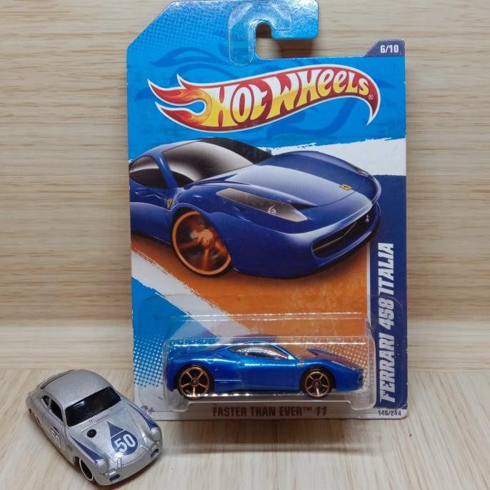 Must Have Vq779 Hot Wheels Ferrari 458 Italia Biru Fte Terlaris