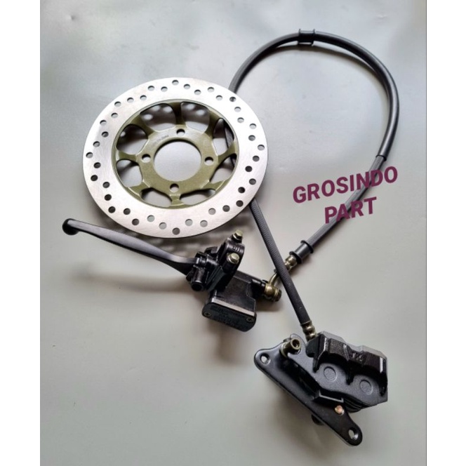 CAKRAM ASSY DEPAN REM DISK ASSY 1 SET SUPRA FIT NEW-SUPRA X125-SUPRA X 125 NEW A CLASS