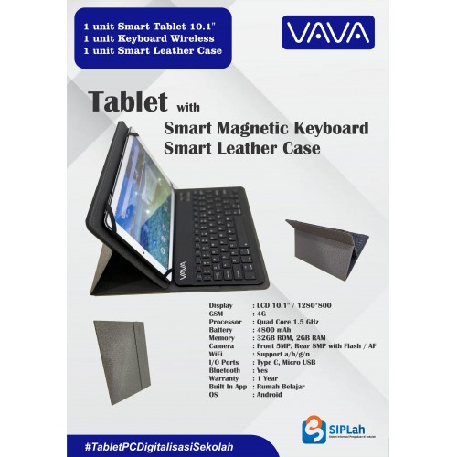 VAVA X1 10.1 inch 4G Ram 2GB Rom 32GB