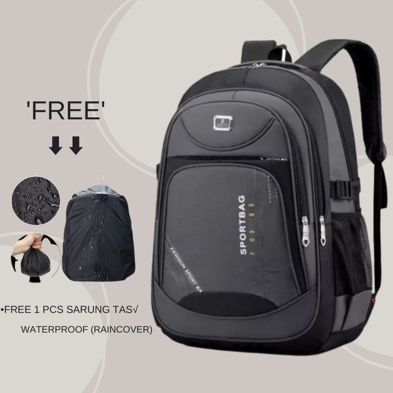 Tas Ransel Sekolah Polsport Tas Ransel Anak SMP SMA KULIAH Tas JUMBO Kapasitas Besar Bacpack Cewek Cowok