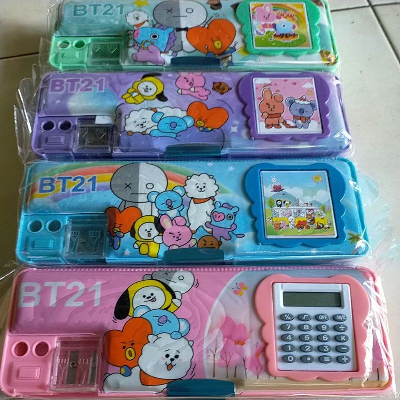 Tempat Pensil BTS/BT21 Kalkulator