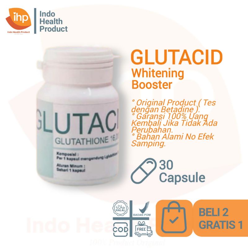 GLUTACID WHITENING 16 000 MG PEMUTIH BADAN CEPAT ALAMI PERMANEN