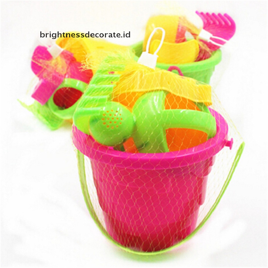 [Birth] Kids Beach Castle Bucket Spade Sekop Garukan Air Tools Mainan Alat Pasir Pantai Anak [ID]