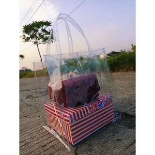 Tas Berkat/ Hajatan Mika Transparan 25x22x27