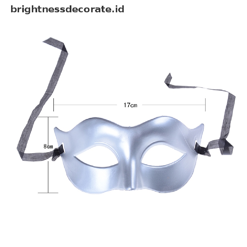 [Birth] Mens Masquerade Ball Mask Ventian Kostum Pesta Topeng Mata Fancy Dress [ID]