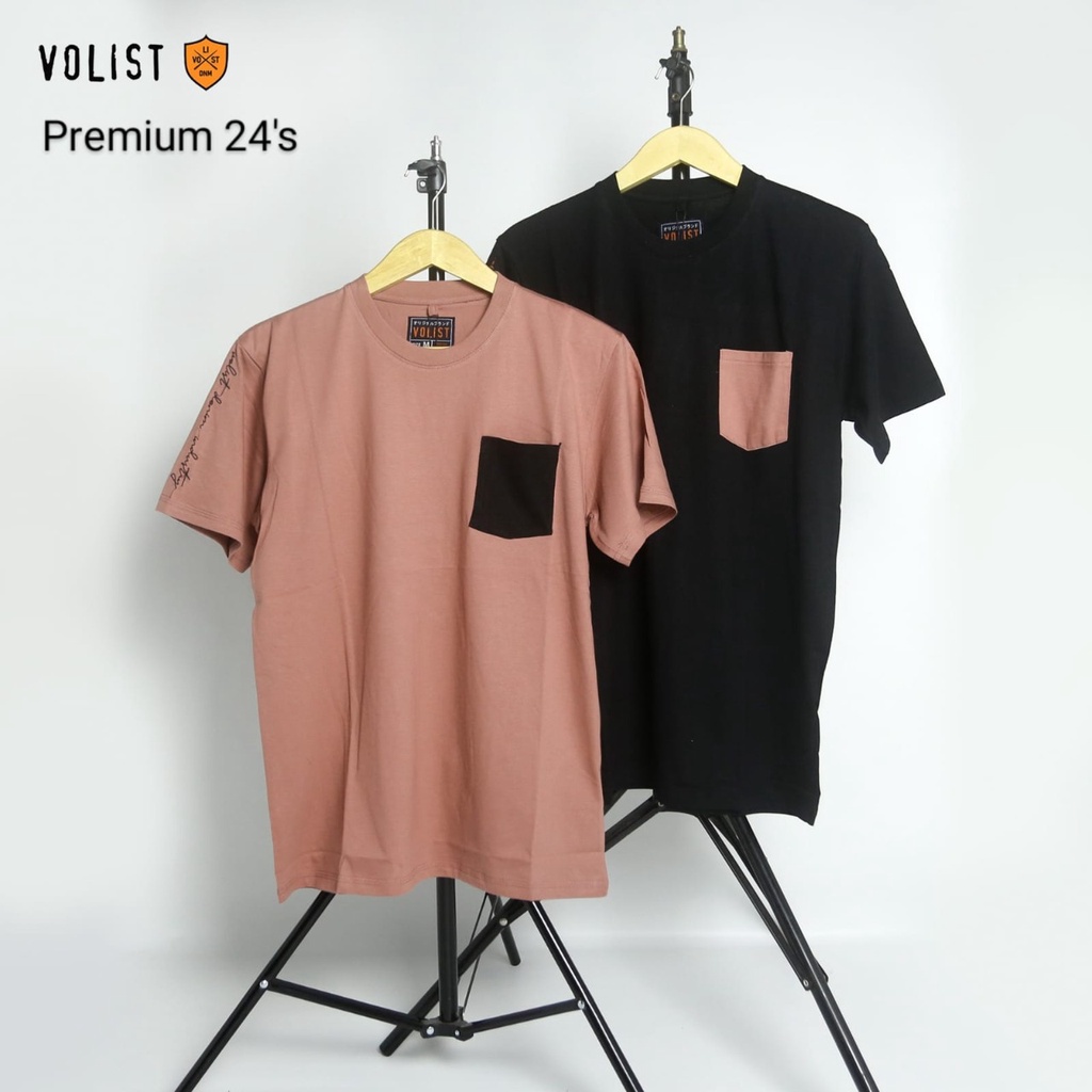 KAOS PREMIUM//DiStro T-SHIRT VOLIST PREMIUM CATTON  24 S