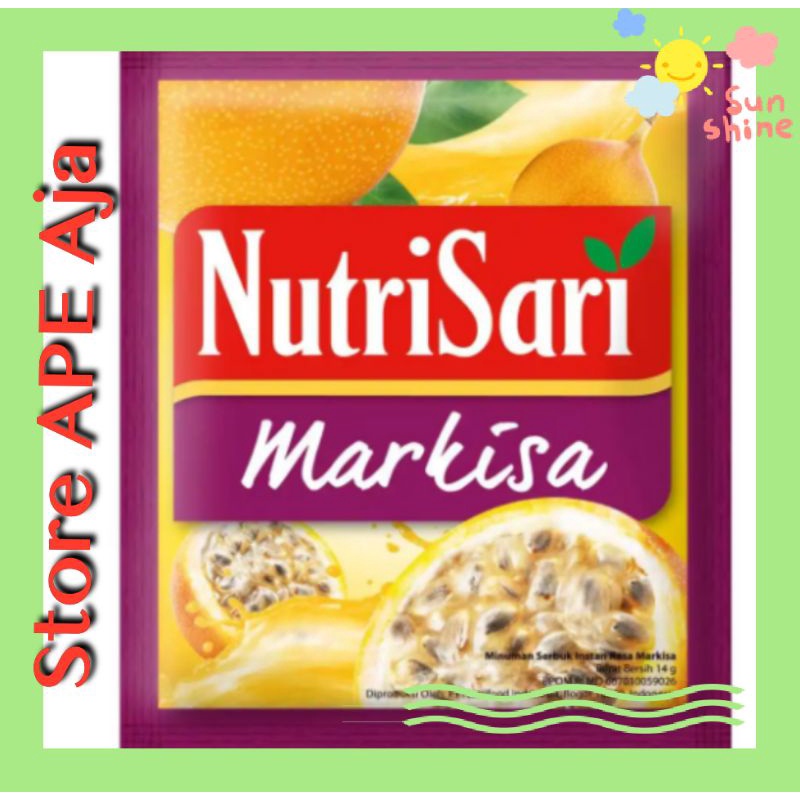 

NUTRISARI RASA MARKISA [ 15gr x 10 Sachet ]