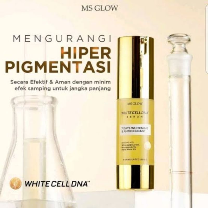 MS Glow White Cell DNA Series Paket White Cell DNA Original Perawatan Kecantikan Bisa Cod