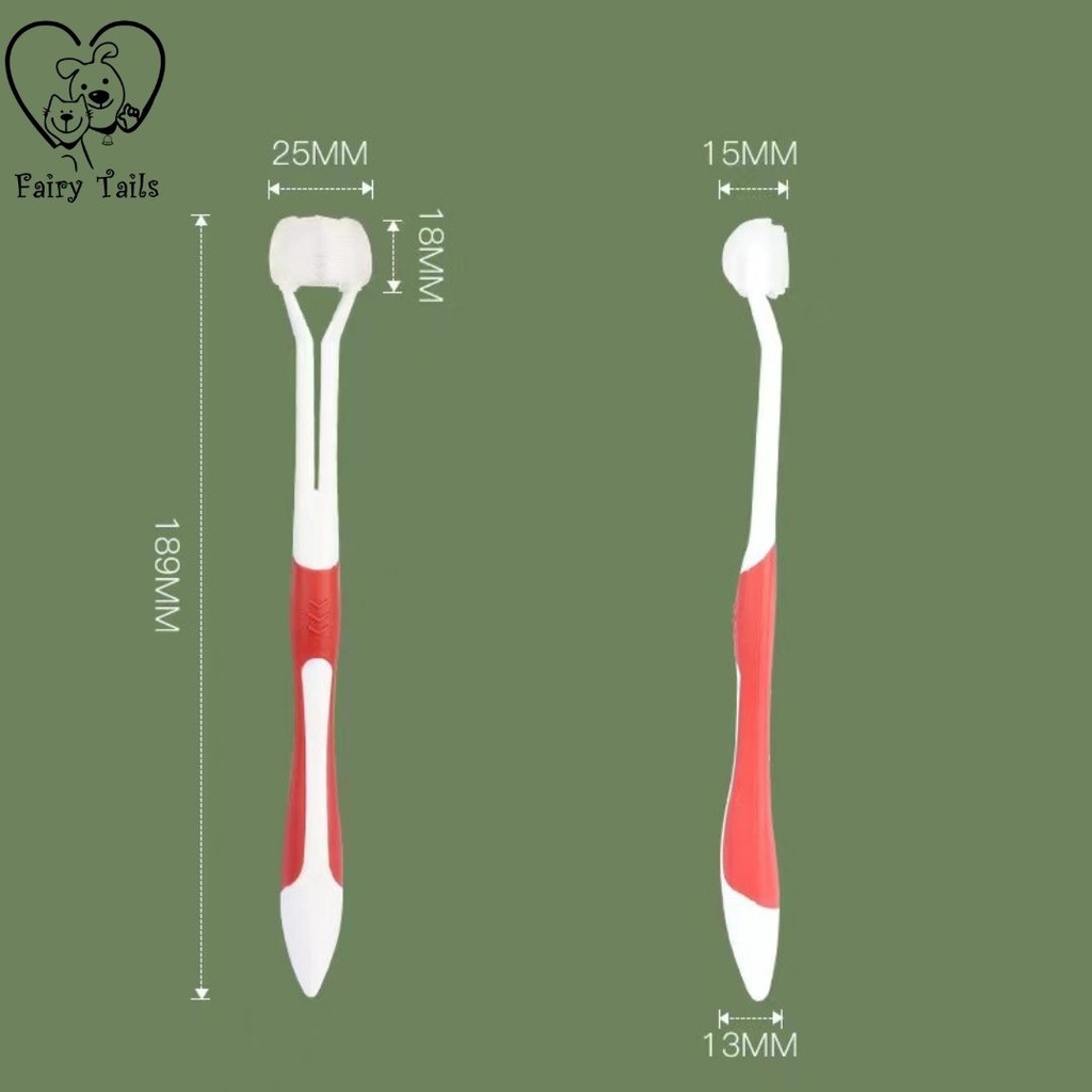 Sikat Gigi Anabul Anjing dan Kucing Beragam Pilihan Sikat 360 Derajat Sikat Nano Toothbrush Sikat Lembut / Pet Toothbrush for Cat and Dog