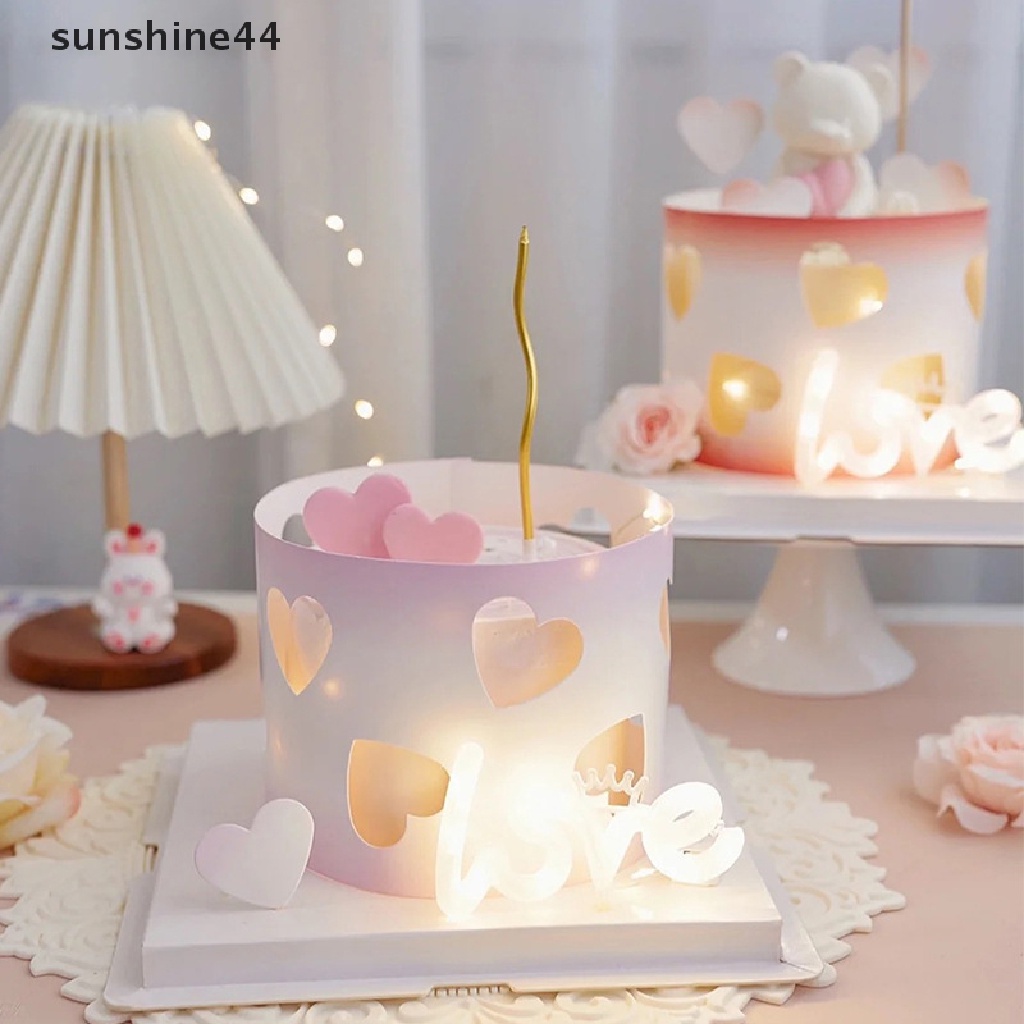 Sunshine Cake Surround Film Transparan Kerah Kue Aksesoris Baking Alat Kue Dapur.