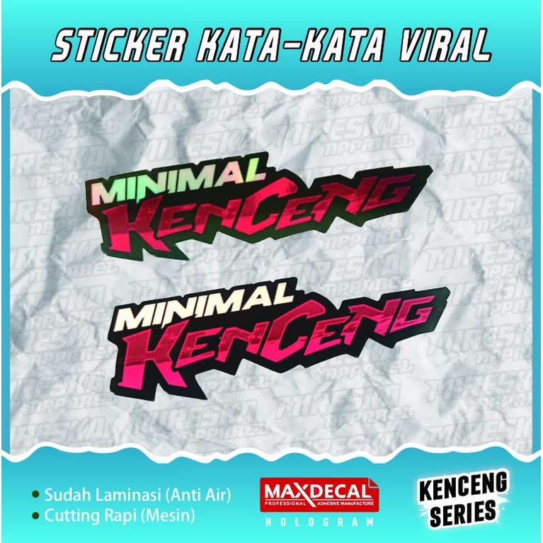 

TERLARIS!!! STICKER MINIMAL KENCENG ESTETIK VIRAL | STIKER HELM MOTOR CUTTING VIRAL HOLOGRAM | KATA-KATA | STICKER RACING | STICKER PACK | STICKER BRAND | STIKER | SOUNDBALAPBLITAR | f2_design | sidacreative | rizkigalery15 | SANDRACE