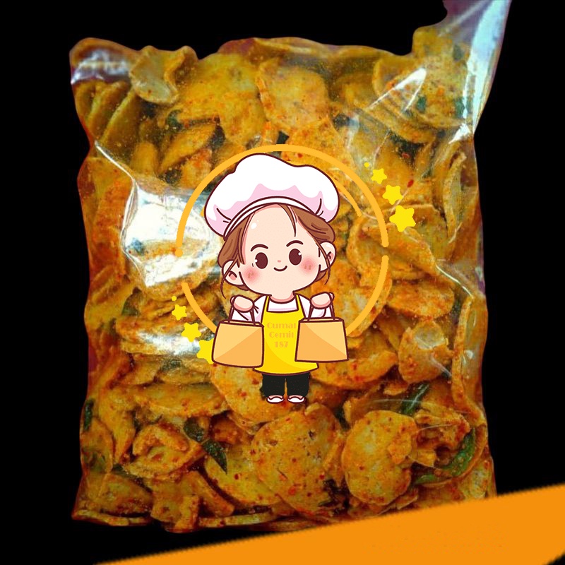 

Kripik basreng pedas daun jeruk 250gr
