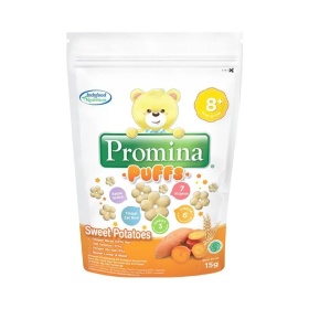 PROMINA Puff 15 gram 8 + Strawberry Apple Apel Banana Pisang Blueberry Sweet Potato Snack Bayi