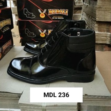 Sepatu kulit pria PDH polri TNI security guard PNS sepatu Kerja formal Tampil lebih keren