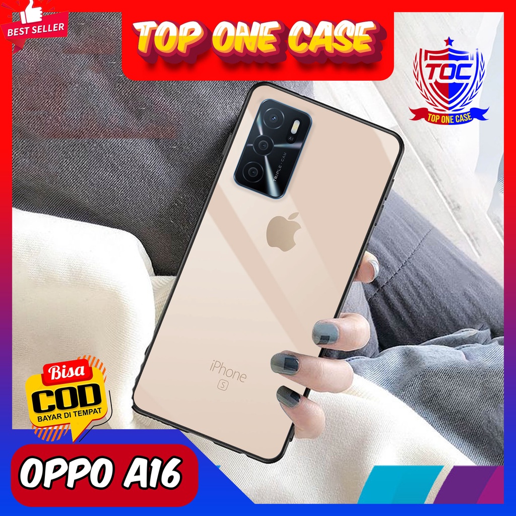 Case OPPO A16 - Casing OPPO A16 Terbaru Top One Case [ MOTIF BRANDED ] Casing Hp OPPO A16 - Silikon 