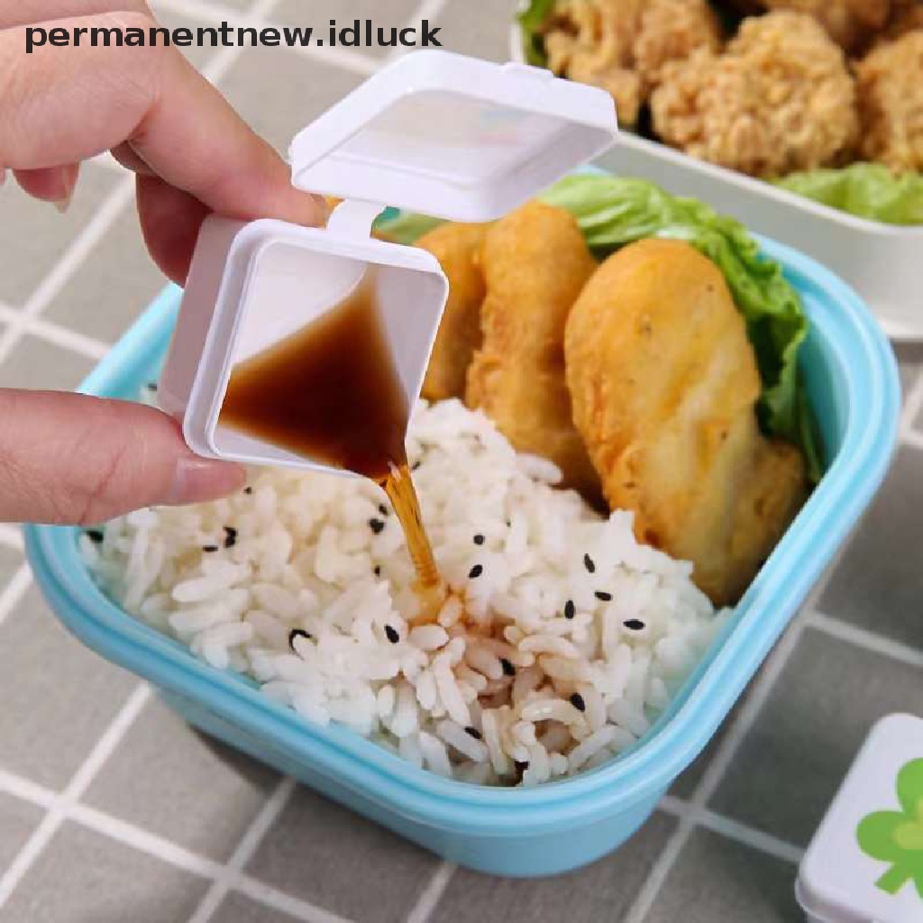 [luckypermanentnew] 4pcs Botol Bumbu Kecap Mini Salad Dressing Container Sauce Bottle [ID]