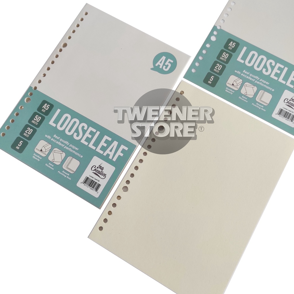 

[A5-POLOS] INA LOOSE LEAF A5 POLOS | Isi 50 Lembar