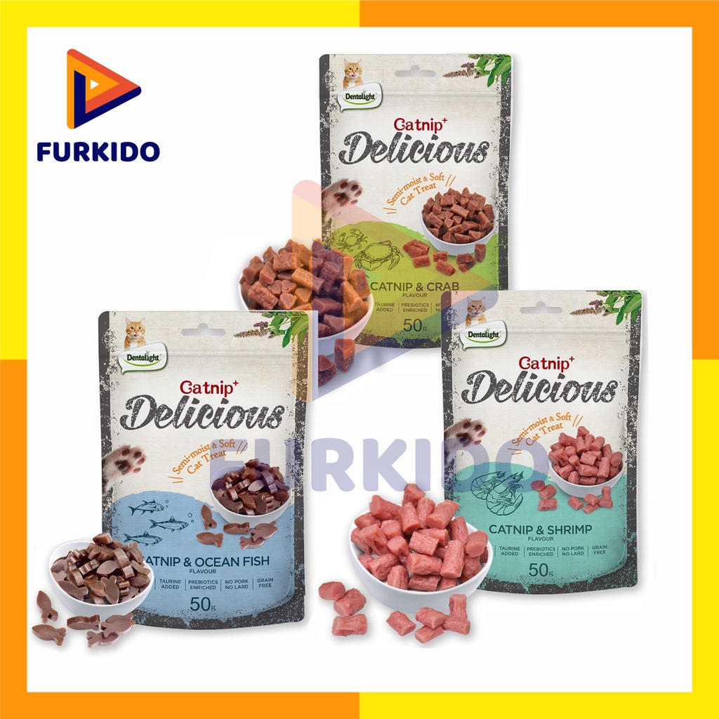 Dentalight Catnip Delicious 50 Gr / Snack Kucing