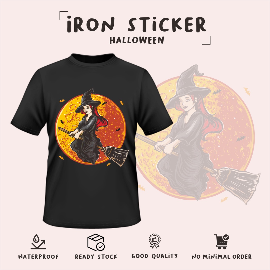 

iron stiker HALLOWEEN/murah/stiker baju