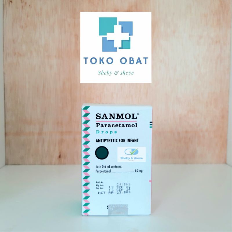 Sanmol Paracetamol Drops penurun panas Bayi 15ml