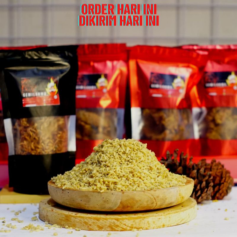 

(PROMO) Teri nasi pedas daun jeruk Murah Cemilan Original Promo terlaris