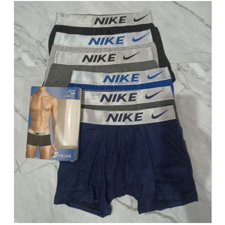 1 KOTAK ISI 3 PCS BOXER PRIA SILVER  PREMIUM