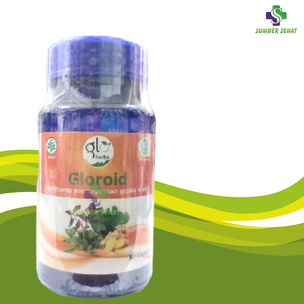GLO HERBS GLOROID BOTOL 30 KAPSUL